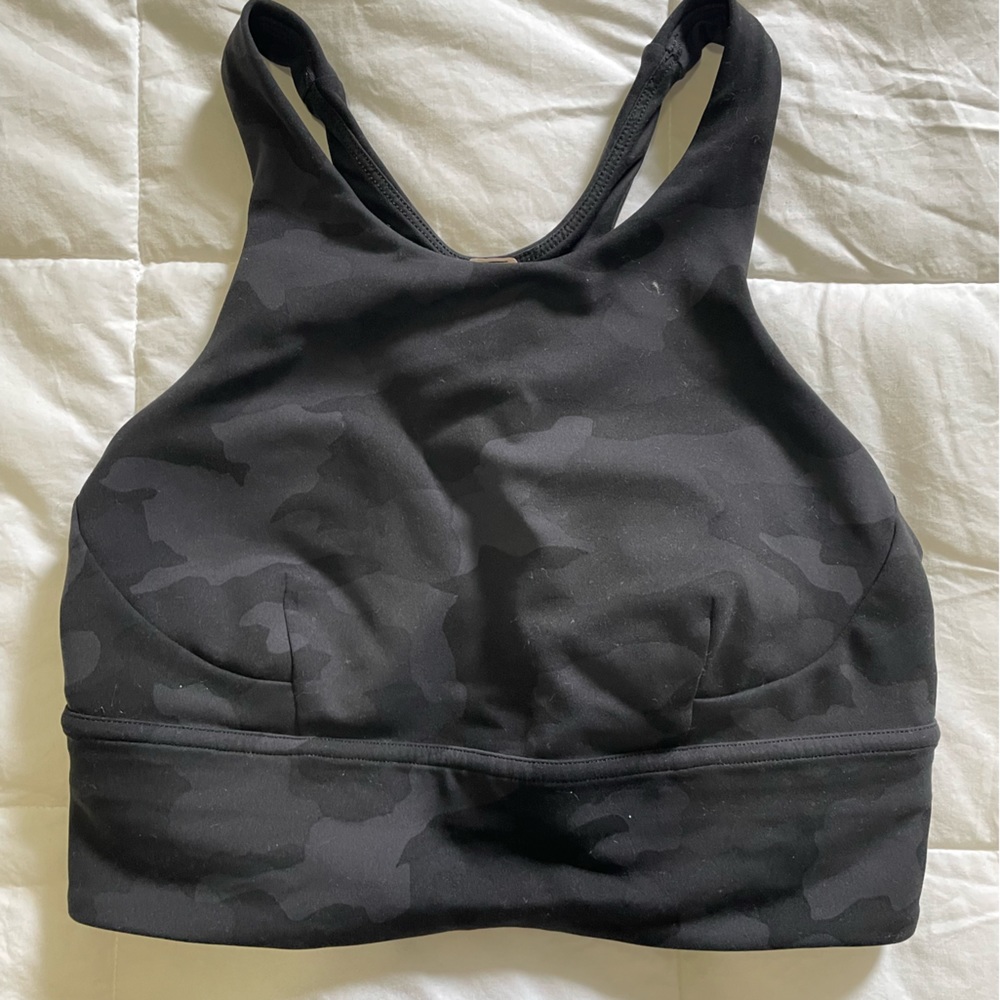 lululemon Cropped Tank Top - Gray Camo